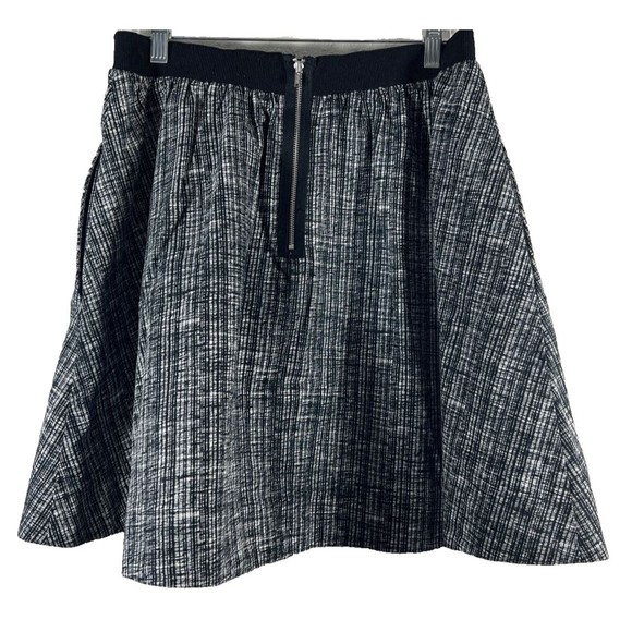 Gap Skater Mini Skirt Preppy Grunge Granola Girl Linen Blend Size Small - Picture 3 of 10